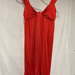 Diane Von Furstenberg Red Midi Dress